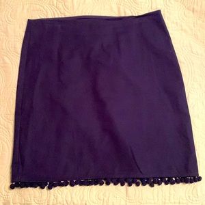 Talbots navy skirt size 8 petite.